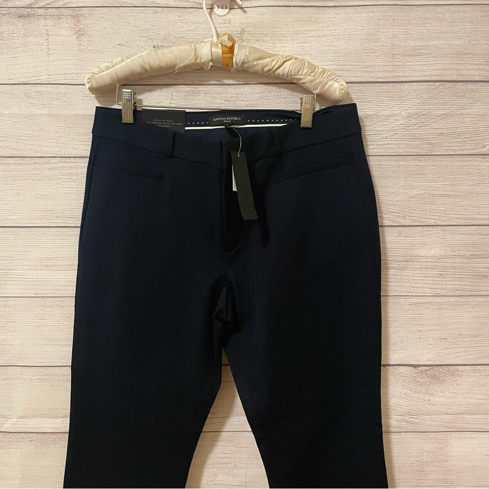 NWT | Banana Republic Modern Sloan Pants | Navy Blue - Picture 3 of 5